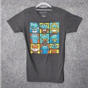 Disney Pixar Toy Story Shirt Women S‎ Gray Alien Claw Graphic Short Sleeve Tee